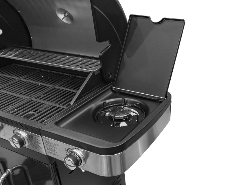 Боковая конфорка VILLA 400 Black