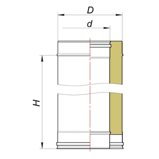 Размеры трубы Вулкан